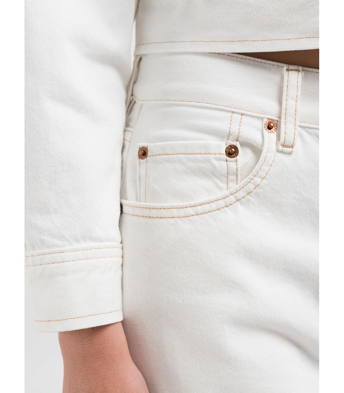 9Z1 ECO PLUS コンフォートストレートフィットデニム（セットアップモデル） 詳細画像 ホワイト 6